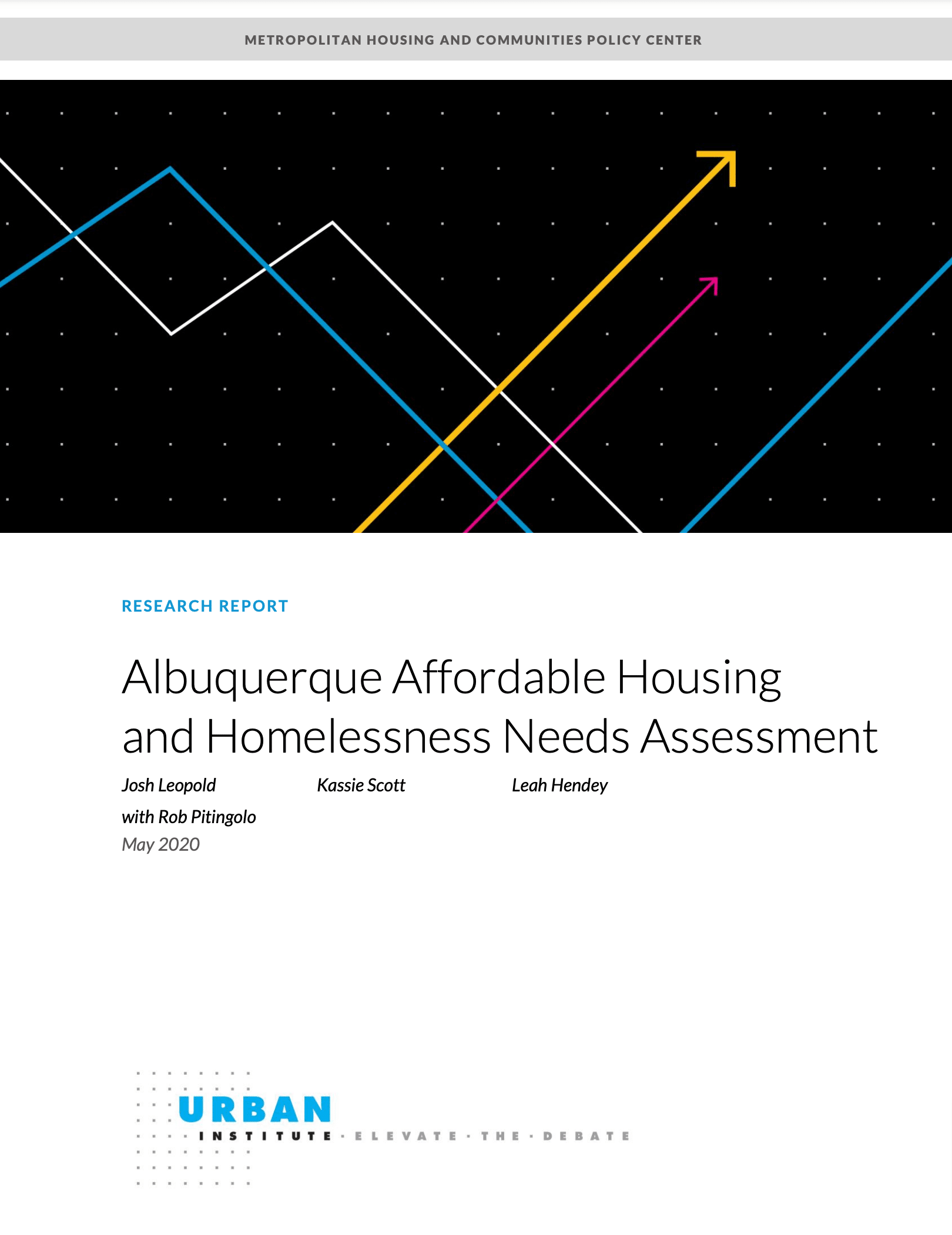 Albuquerque Affordable-Housing and Homelessness Needs Assessment